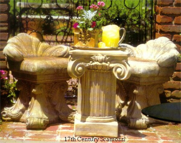 17th Cent. Scamozzi Side Table Base